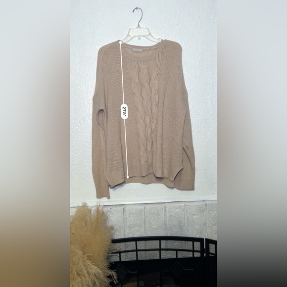 Peyton Primrose cream colored and sweater size 2X - Picture 7 of 7